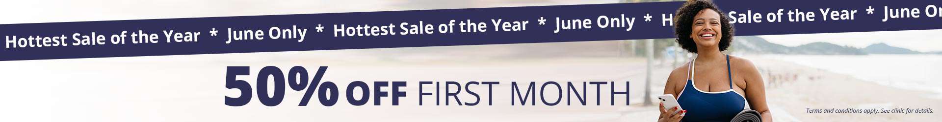 50% off first month